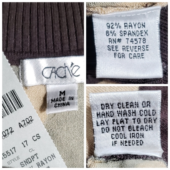 Cache Top Blouse Zebra Animal Print - Picture 5 of 8